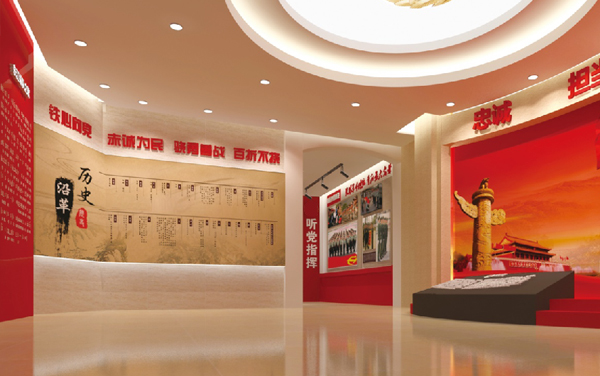 某部队军史展馆建设